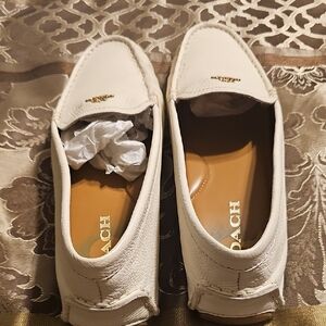 Coach Women's Beige Loafers